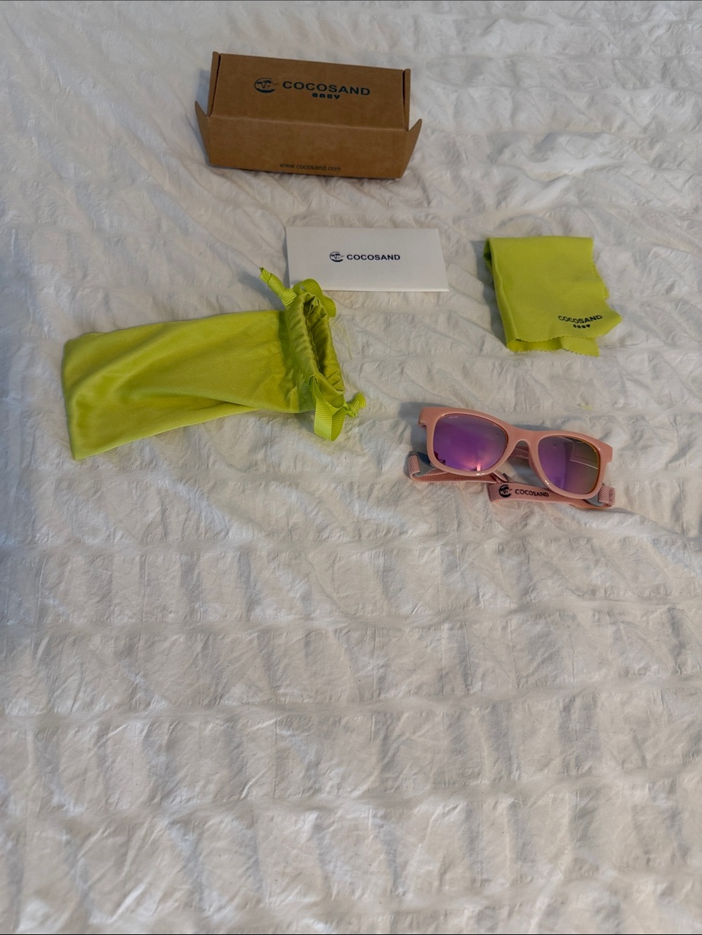 Pink Sunglasses with Purple Lenses - Women's Accessories